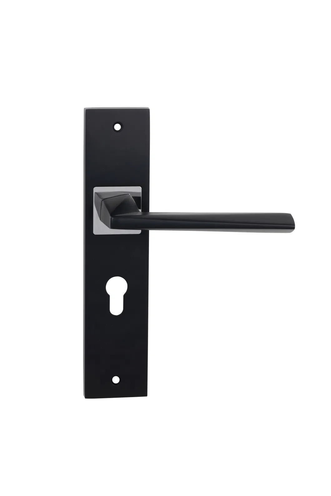 Key Entry Privacy Security 58mm Zinc Alloy Door Handle with Aluminum Handle Safe Door Lock-Pm234-Ah310